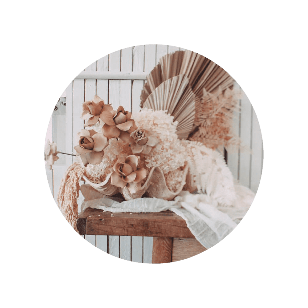 Seashell Clam arrangements