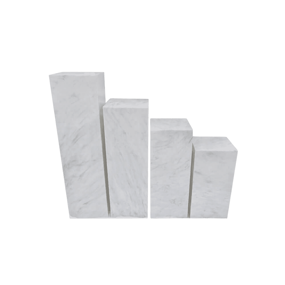 Square Marble Plinth Table