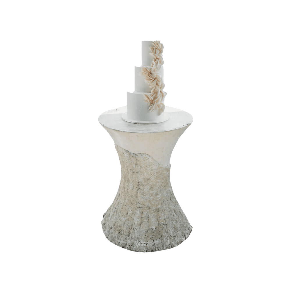 Large Fossil Stone Cake Table