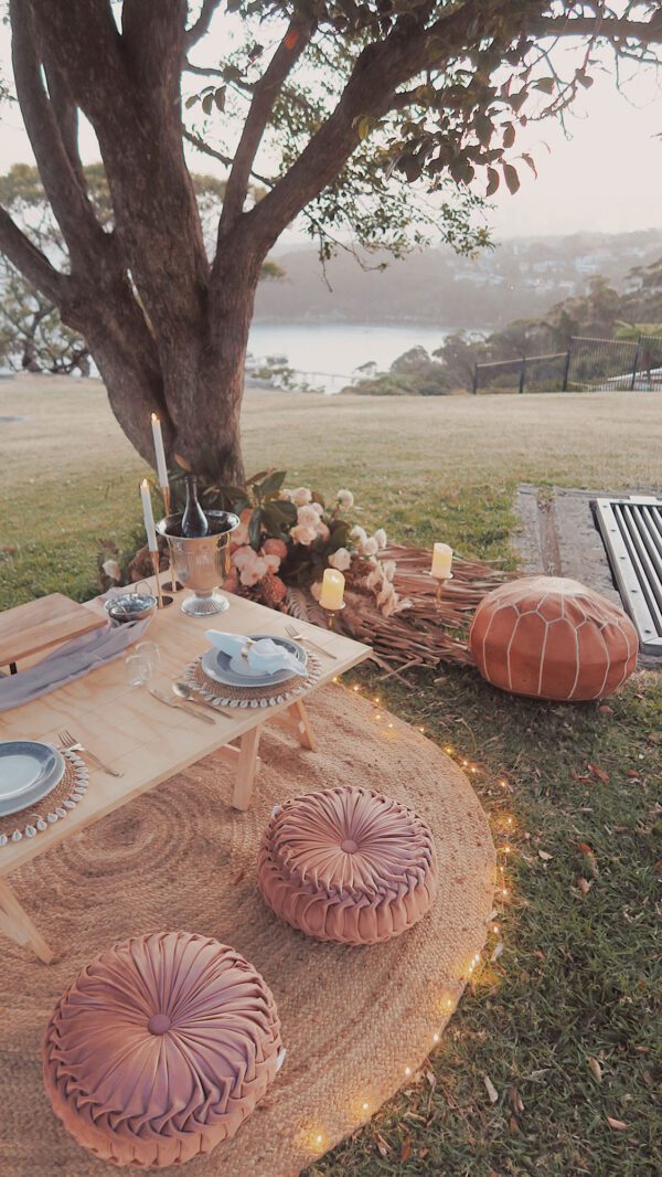 Luxury Pop up Picnic Tables NS Prop Styling