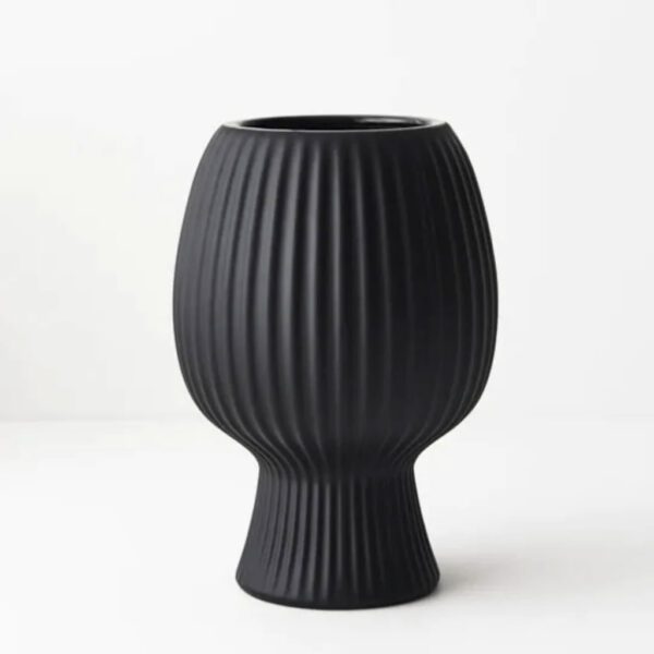 Tall Black Vases NS Prop Styling