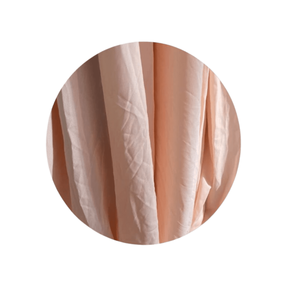 Peach Drapery