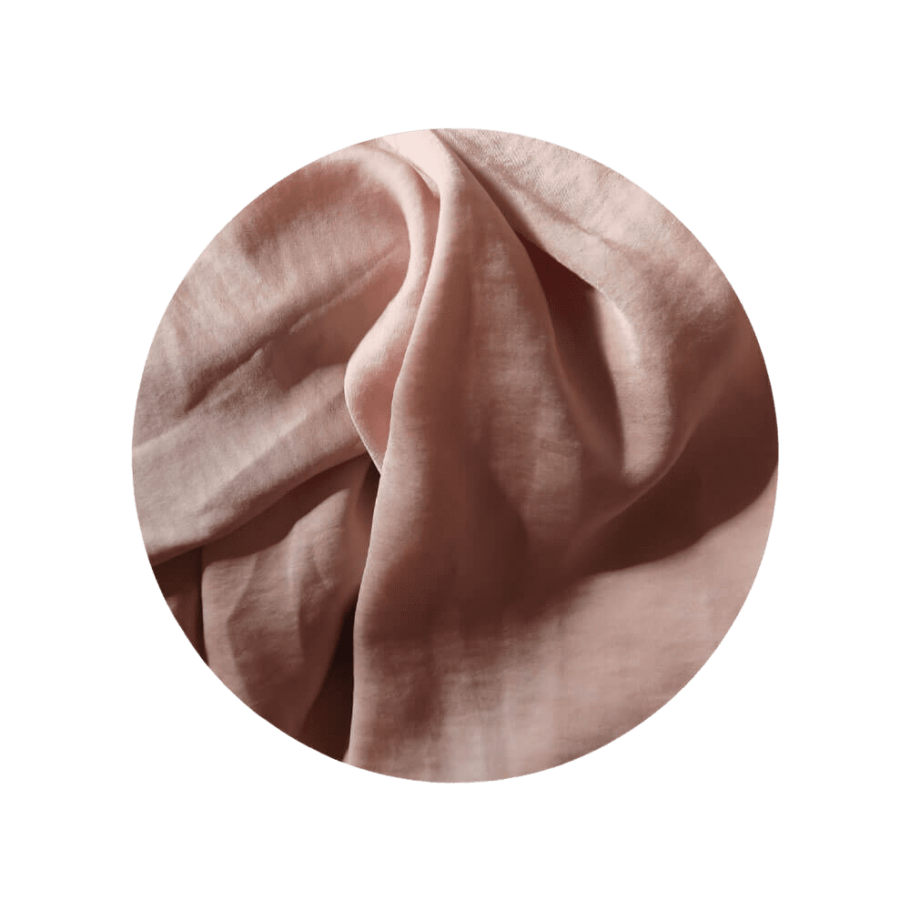 Dusty Pink Chiffon Drapery