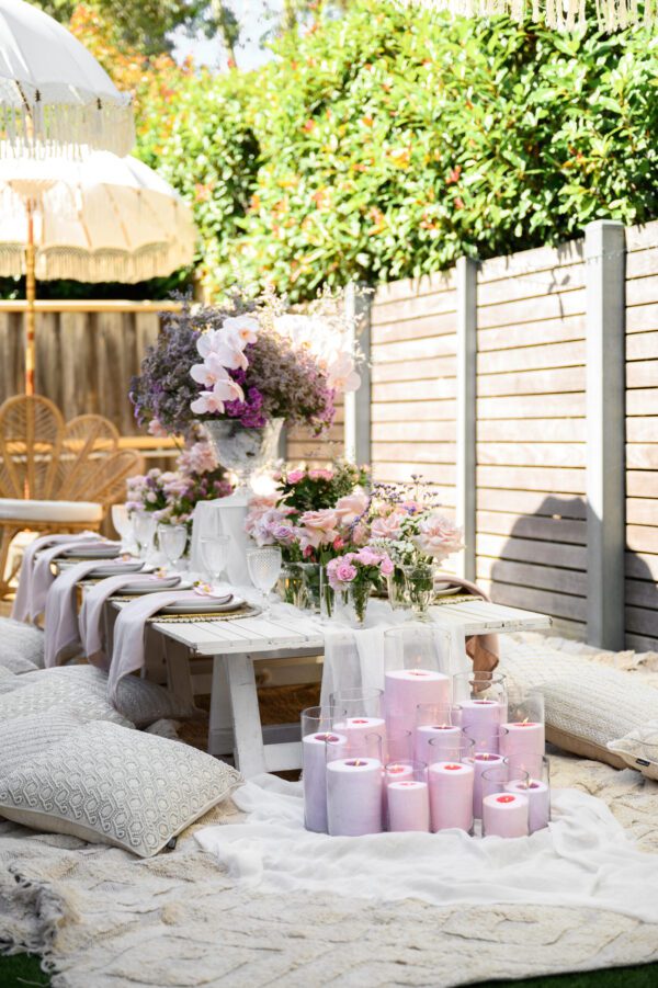 Coloured Sand Candle Holders NS Prop Styling