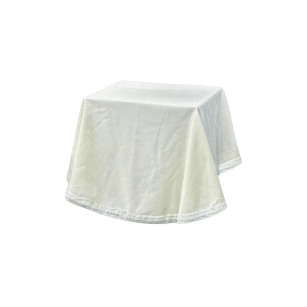 Lace Trim Round Cloth