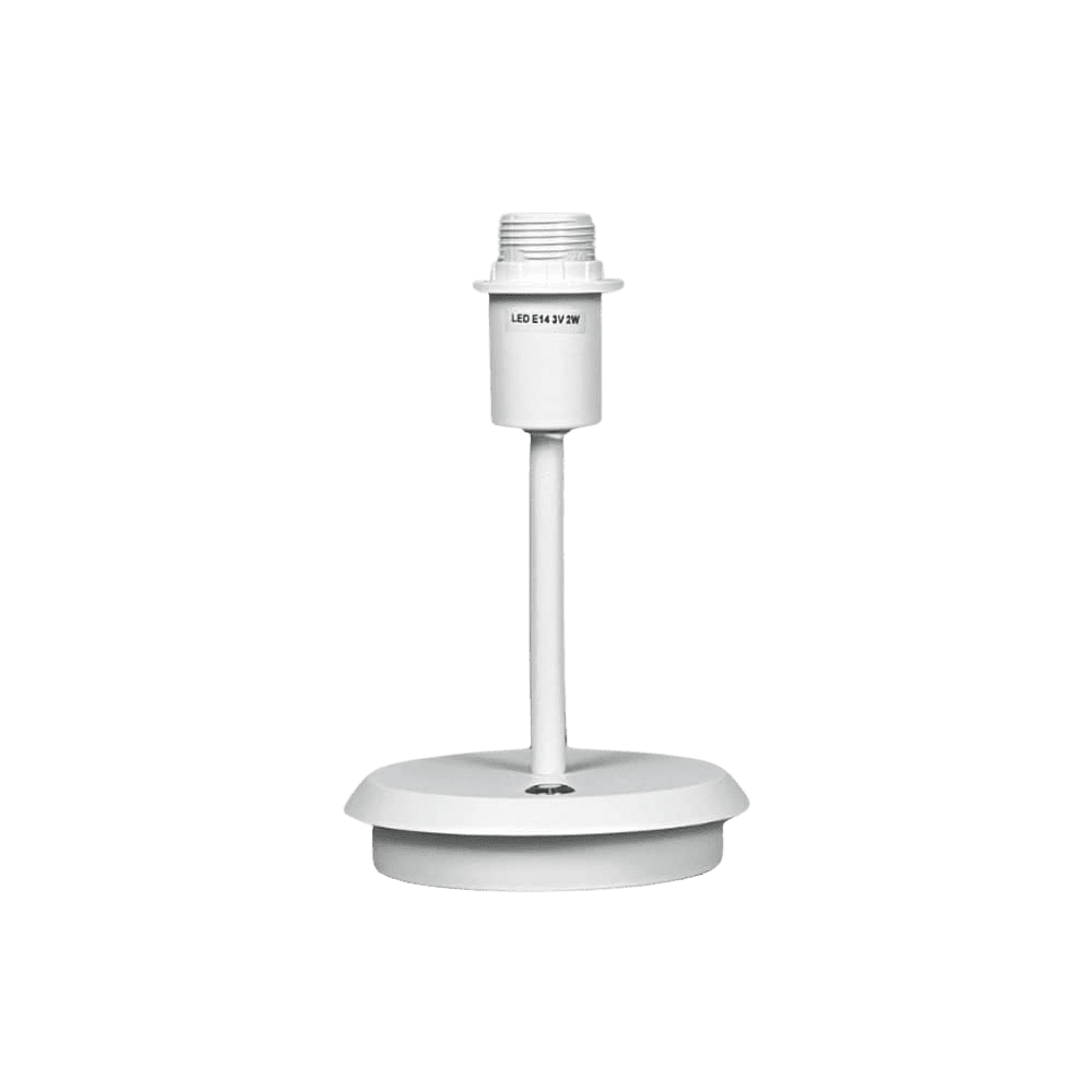 Short White Lamp Base