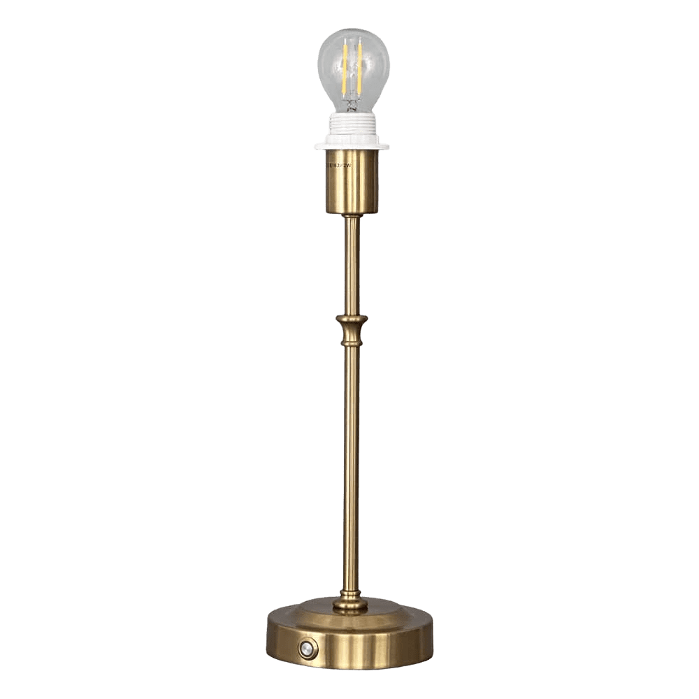 Tall Porsha Gold Lamp Base